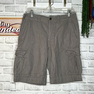 Gap Pin Striped Cargo Shorts Size 30